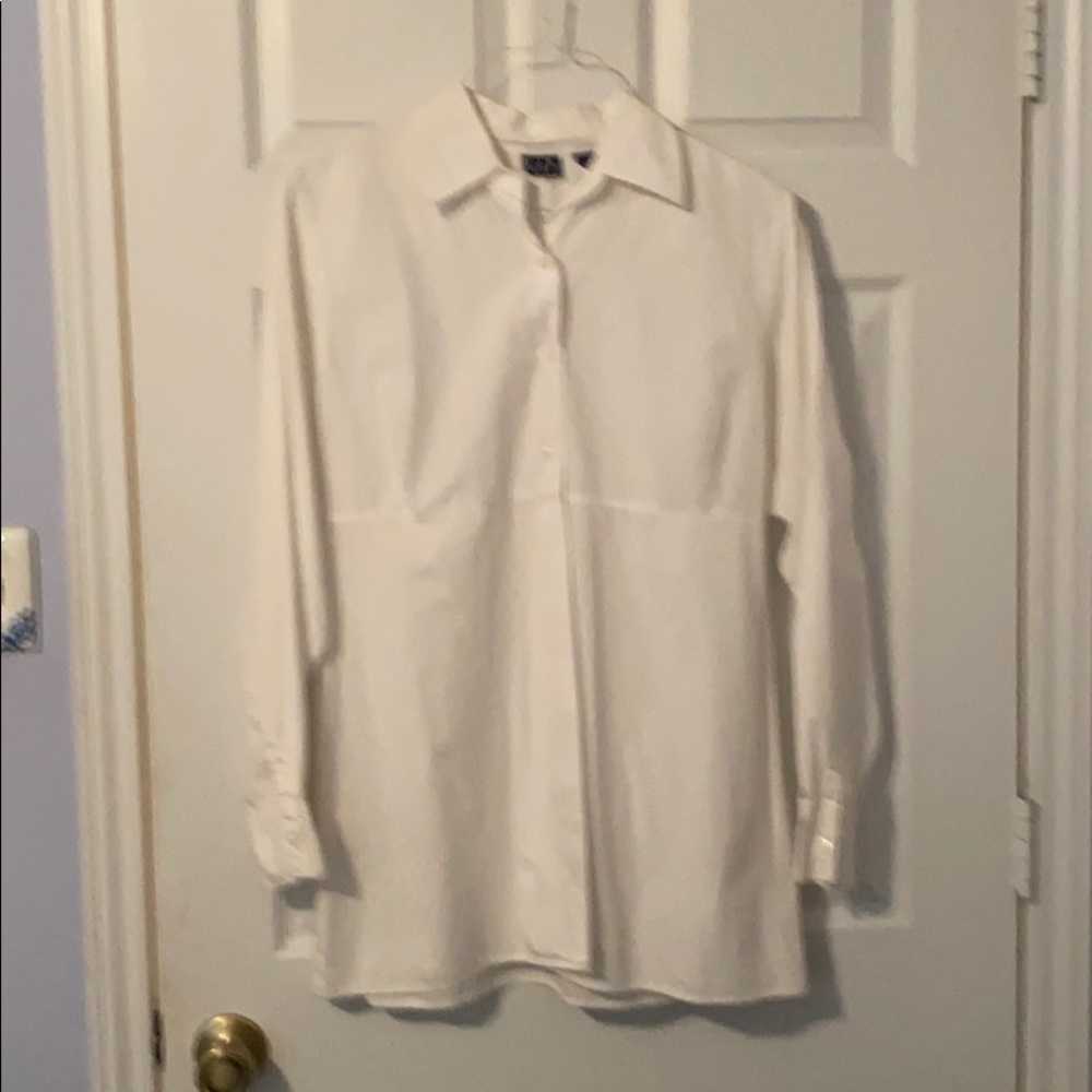 White Gap long sleeve  shirt L